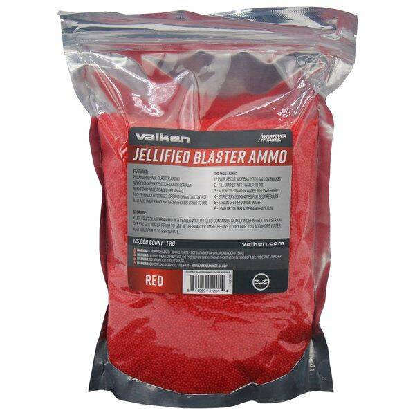 Valken Gelblaster ammo 175k (red) Paintballs \ Gel balls