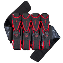 Dye Assault Pack Harness 4+5 (black/red)