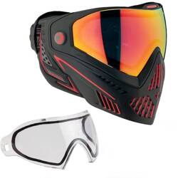 Goggle DYE I5 Fire (black/red) + extra thermal lens