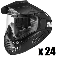 24 pcs: Field Goggle One Single V3 Lite (Black)