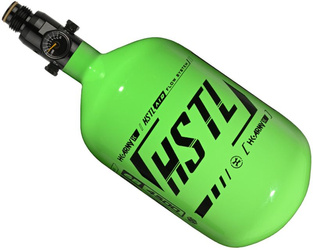 Zestaw butli HK Army HSTL Air System 1.1 l/68ci Neon Green/Black oraz Regulatora HK Army Basic 300 bar 800 psi