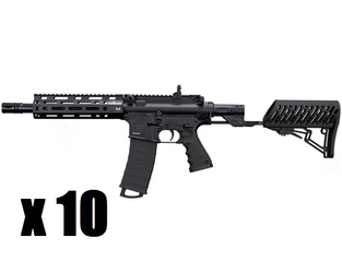 10 pcs: Marker Tippmann TMC Magfed Elite with Air Through Stock (black)