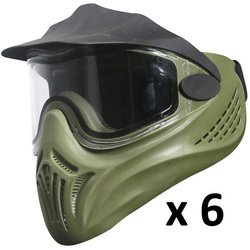 6 sztuk: Maska Empire Helix Thermal (olive)