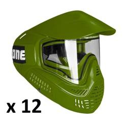 12 sztuk: Maska Field Goggle One Thermal Clear (Olive)