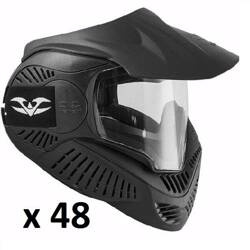 48 pcs: Valken MI-3 Goggle Single Lens (black)