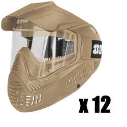 12 sztuk: Maska Field Goggle One Single V3 (Tan)