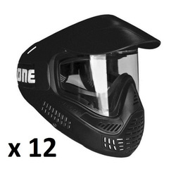 12 sztuk: Maska Field Goggle One Single (Black)