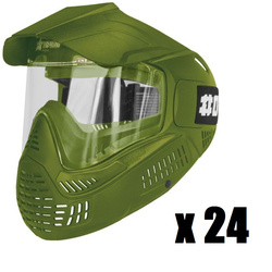 24 sztuki: Maska Field Goggle One Single Clear V3 (Olive)