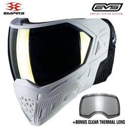 Empire EVS Goggle white/gold with 2 lenses