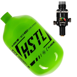 Zestaw butli HK Army HSTL Air System 1.1 l/68ci Neon Green/Black oraz Regulatora HK Army MP5 550 psi