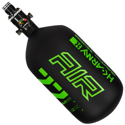 Zestaw butli HK Army Alpha 1.26 l/77ci Surge (black/neon green) oraz Regulatora HK Army LP3 300 psi