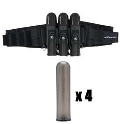 Pas Dye Jet Pack Harness 3+4 (black) + 4 pody Dye Alpha (gratis)