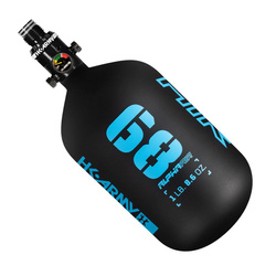 Zestaw butli HK Army Alpha 1.1 l/68ci Abyss (black/turquoise) oraz Regulatora HK Army MP5 550 psi