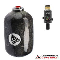 Zestaw Butli Armotech 1,1 l oraz Regulatora Ninja Pro V3 (brass)