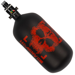 Zestaw butli HK Army Alpha Doom 1.46 l/88ci Scorch (black/red) oraz Regulatora HK Army HP8 800 psi