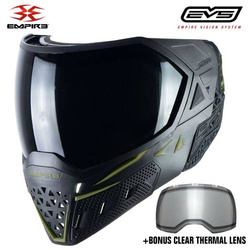 Empire EVS Goggle black/olive with 2 lenses