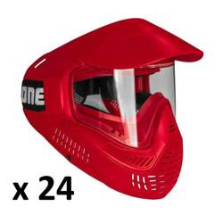 24 pcs: Field Goggle One Single (Red)