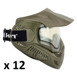 12 pcs: Valken MI-7 Goggle Thermal Lens (olive)