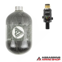 Zestaw Butli Armotech 0,8 l Supralite oraz Regulatora Ninja Pro V3 (brass)