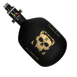 Zestaw butli HK Army Alpha Doom 0.8 l/48ci Midas (black/gold) oraz Regulatora HK Army HP8 800 psi