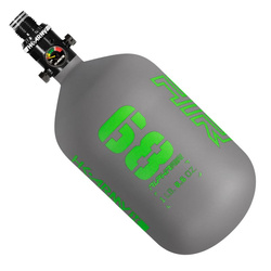 Zestaw butli HK Army Alpha 1.1 l/68ci Toxic (grey/neon green) oraz Regulatora HK Army HP8 800 psi