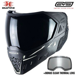 Empire EVS Goggle black/white with 2 lenses