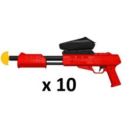 10 sets: Marker Field Blaster cal. 50 with loader (red)
