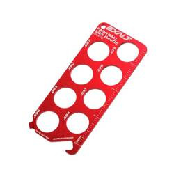 Exalt Ball Size Gauge Red