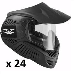 24 pcs: Valken MI-3 Goggle Single Lens (black)