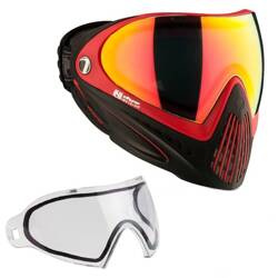 Goggle Dye i4 pro meltdown (black/red) + extra thermal lens