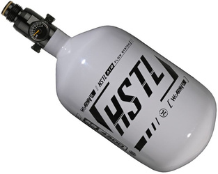 Zestaw butli HK Army HSTL 1.1 l/68ci Grey/Black oraz Regulatora HK Army Basic 300 bar 800 psi