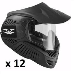 12 sztuk: Maska Valken Annex MI-3 single (black)