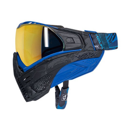 Maska Push Unite Camo Black Blue (Chrome Gold Lens)