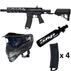 Zestaw: Marker Tippmann TMC Elite, Butla Dye LT 0,2 l, maska HK Army HSTL oraz 4 dodatkowe magazynki