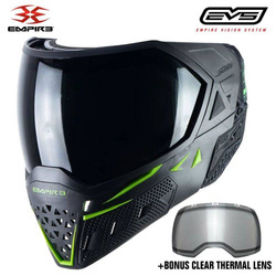 Empire EVS Goggle black/lime with 2 lenses