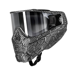 HSTL SKULL GOGGLE MACHINE SILVER W/ CHROME LENS