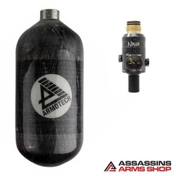 Zestaw Butli Armotech 1,1 l Supralite oraz Regulatora Ninja Pro V3 (brass)